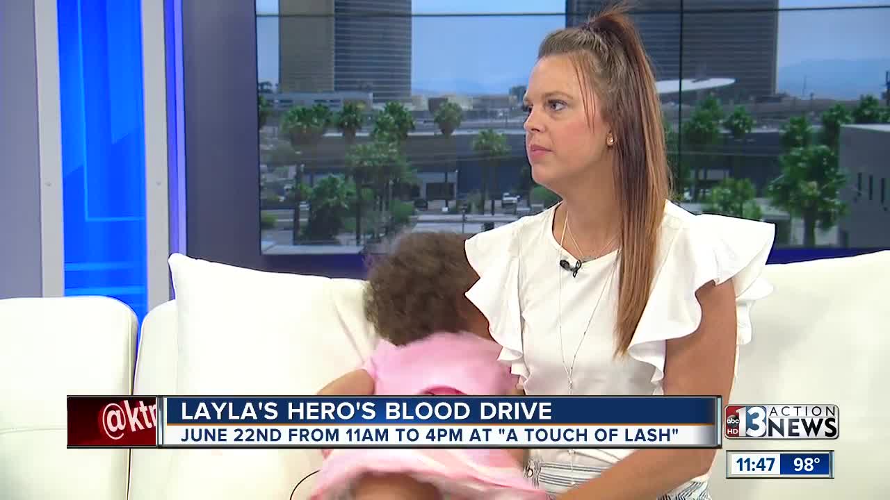 Layla's Hero's Blood Drive