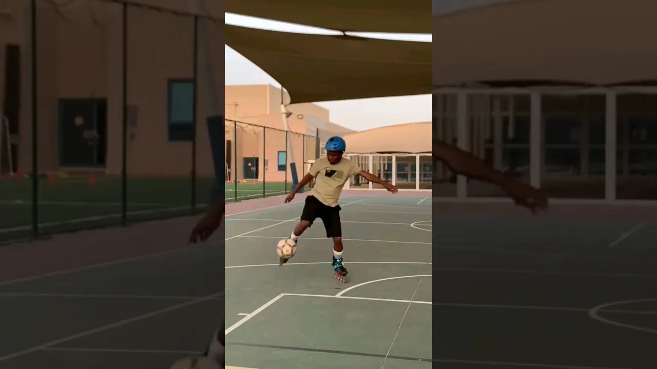 Football Skills with Skate #skateweaver #shorts #football #cr7 #viral