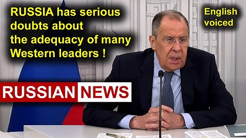 Lavrov's briefing in the context of the situation around Ukraine! Russia