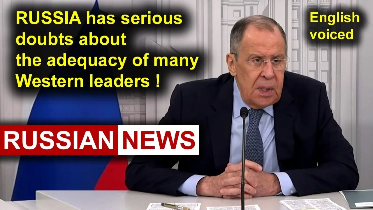 Lavrov's briefing in the context of the situation around Ukraine! Russia