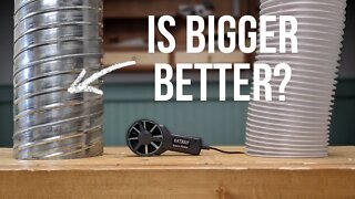 How to SIZE dust collection PIPE! ep18