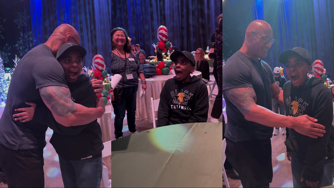 Dwayne Johnson Makes-A-Wish: Heartwarming Surprises with Kids! Emotional Moments & Pure Joy