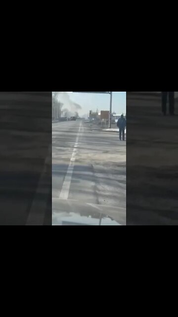 Ukraine War - Russian armor burns