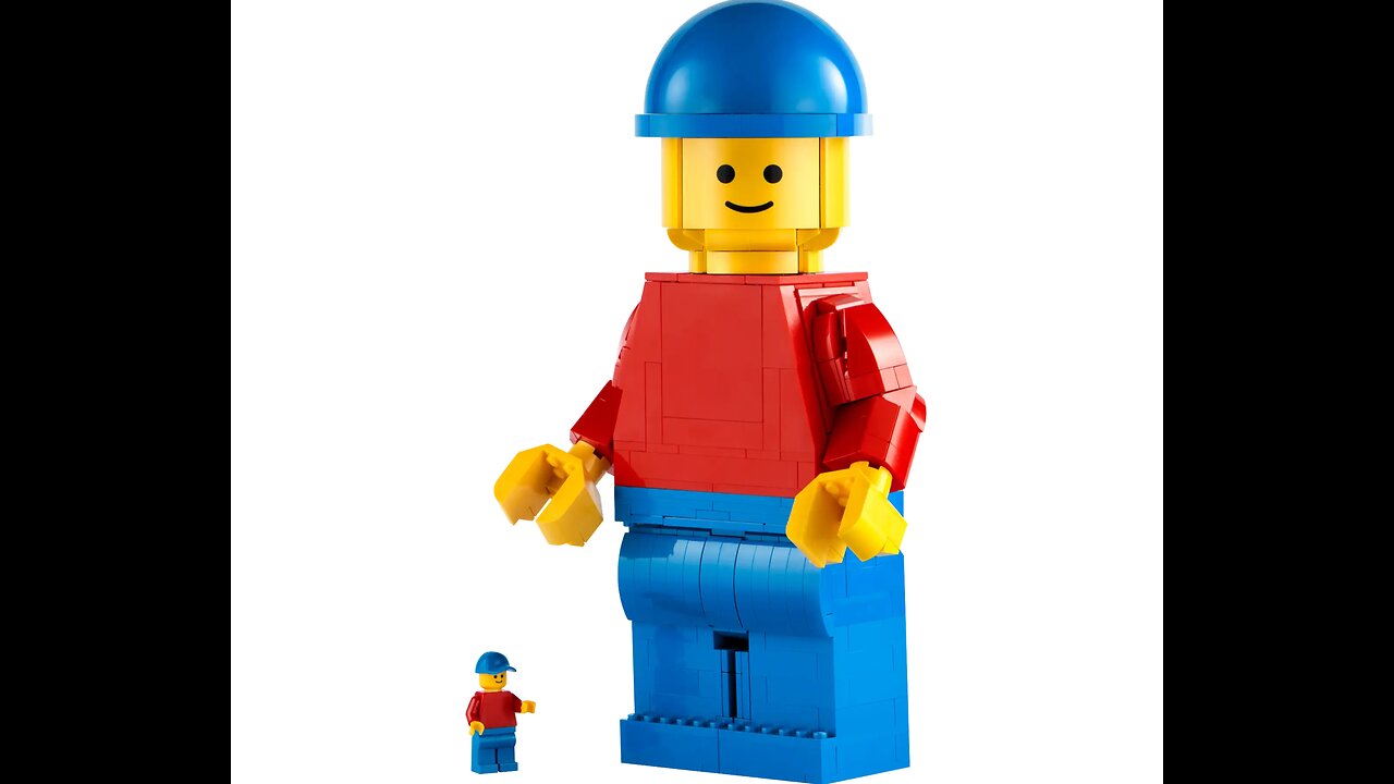 Speed build review ￼lego Up-Scaled LEGO® Minifigure