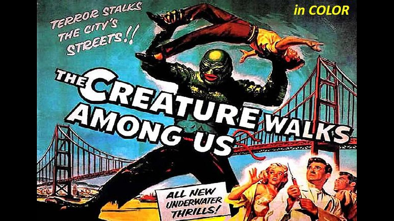 THE CREATURE WALKS AMONG US 1956 Third in the Gill-Man Trilogy FULL MOVIE HD & W/S