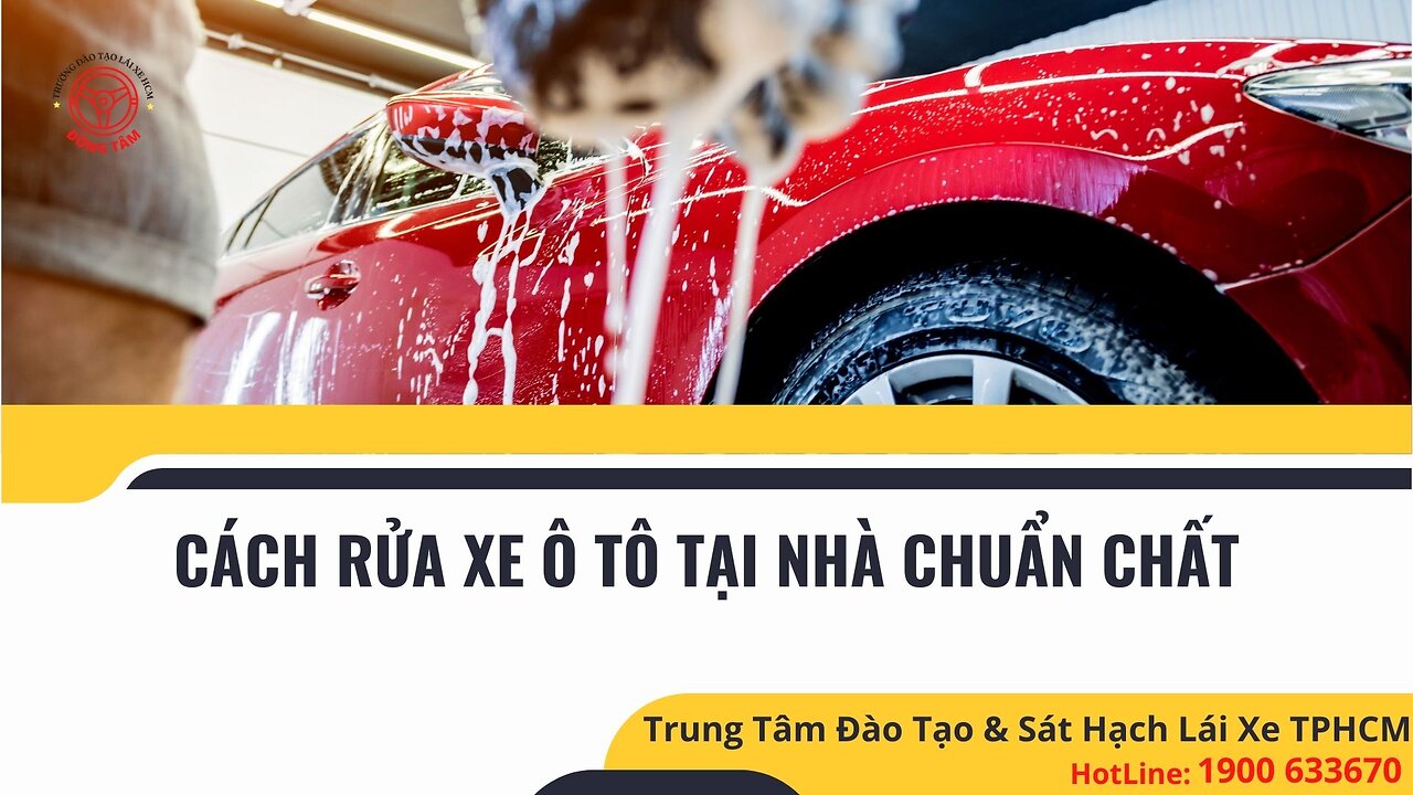 Mẹo tự rửa xe ô tô tại nhà nhanh & sạch chuẩn gara