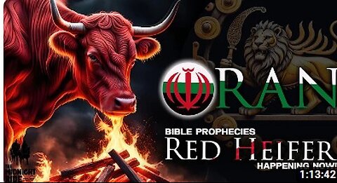 Major Alerts- Iran in Bible Prophecy and the Red Heifer Sacrifice in Israel