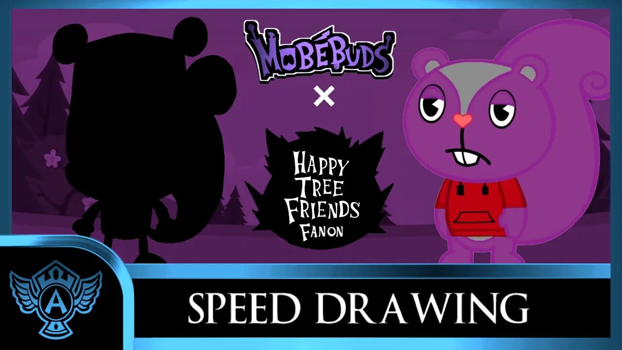 Speed Drawing: Happy Tree Friends Fanon - Utayone Daliallon | Mobebuds Style