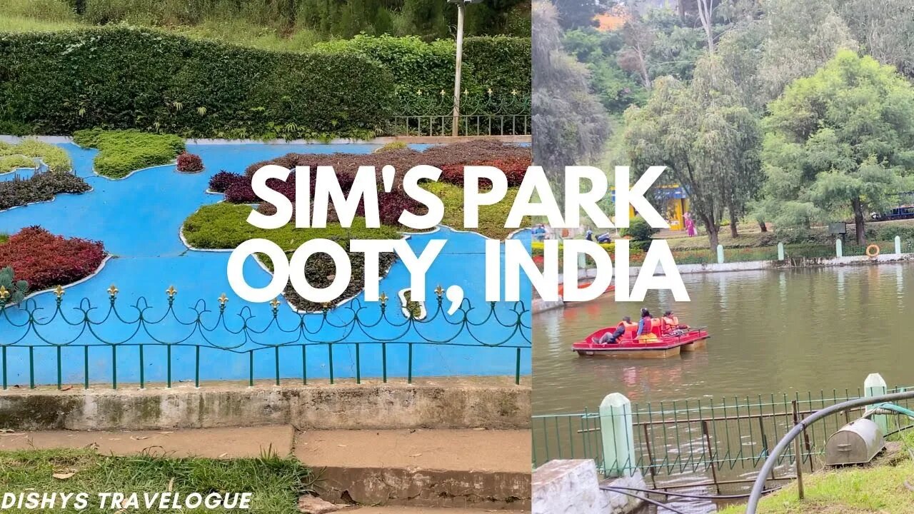 SIM'S PARK CONOOR | OOTY,INDIA #YouTube #ooty