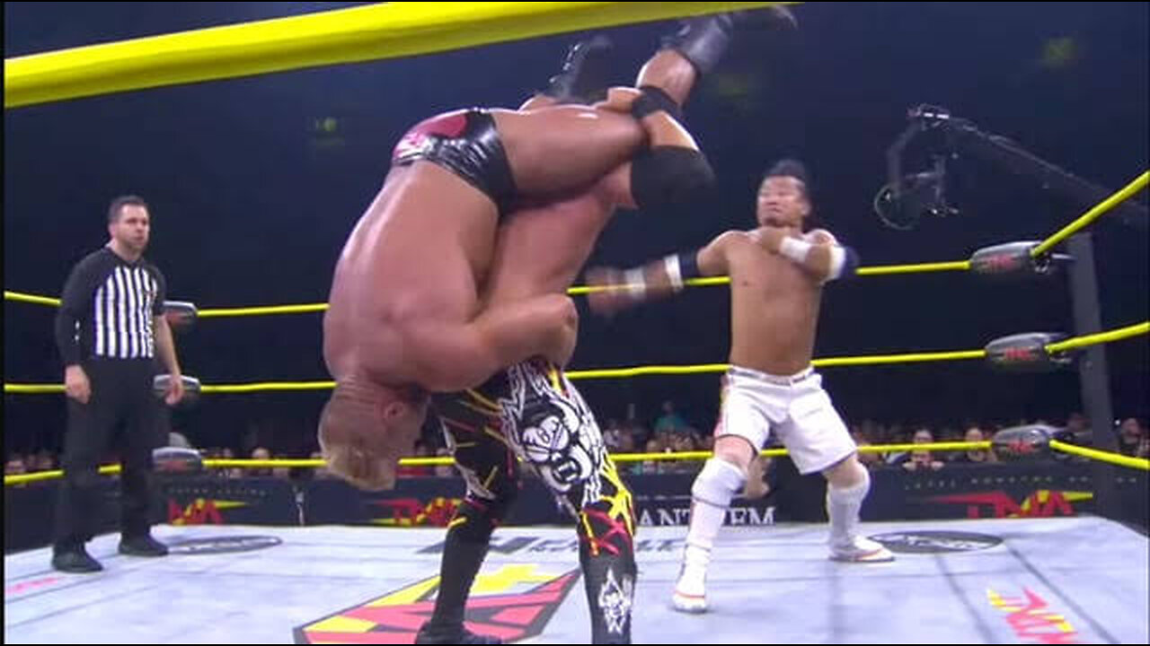 Hammerstone vs. Frankie Kazarian vs. KUSHIDA – Ultimate X Qualifier