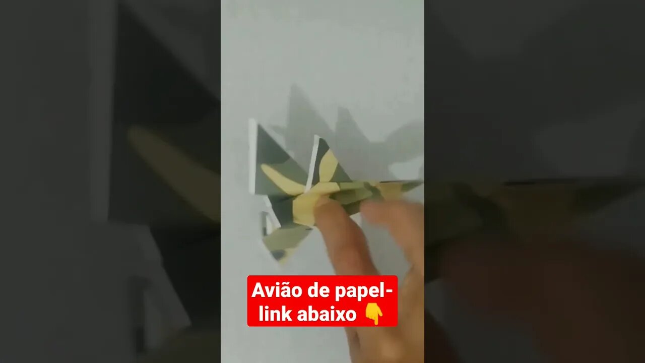 Como fazer Avião de papel #shorts #craft #paperplane #viral