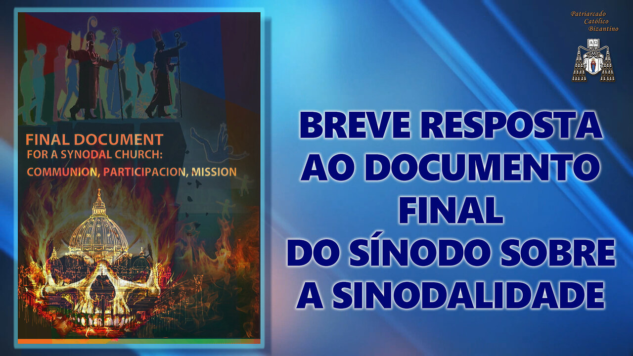 Breve resposta ao Documento final do Sínodo sobre a sinodalidade