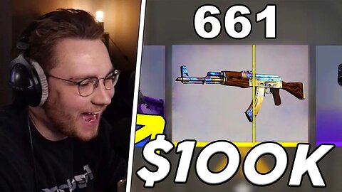 ohnePixel reacts to $100k AK-47 Scar Pattern Unboxing