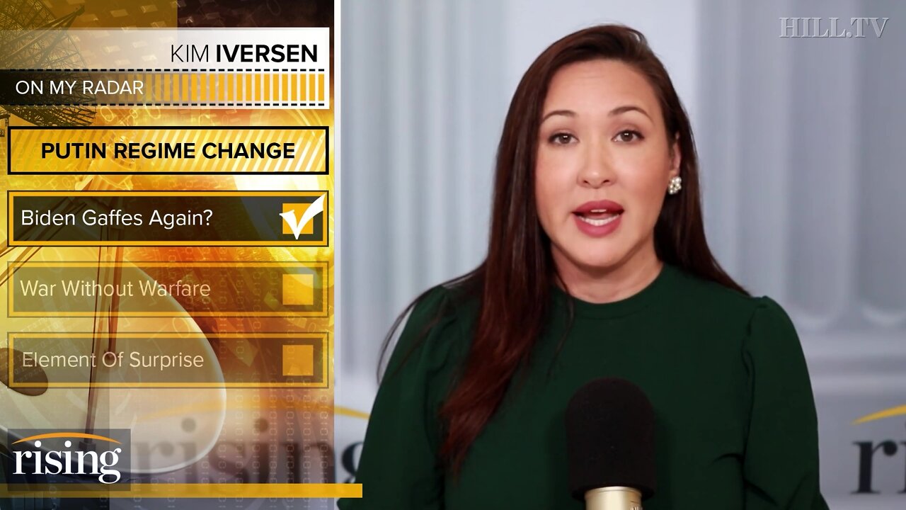 Kim Iversen: No FLUB— Biden AGAIN Calls For Putin REGIME CHANGE, Provokes Another FOREVER WAR?