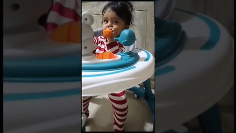 What my 8 months old baby does in the kitchen when I cook food