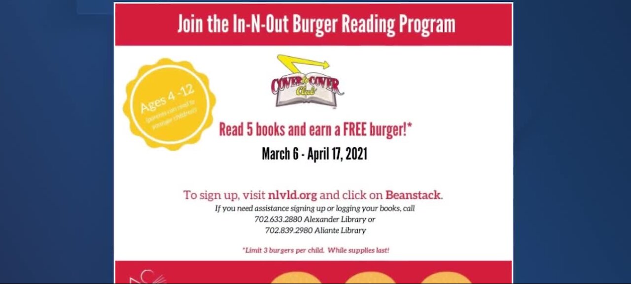 North Las Vegas Library teams up with In-N-Out for reading program