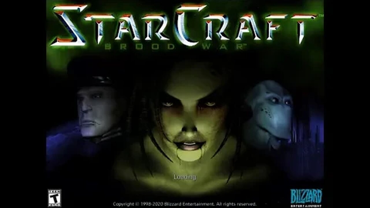 StarCraft intro reaction & tutorial gameplay