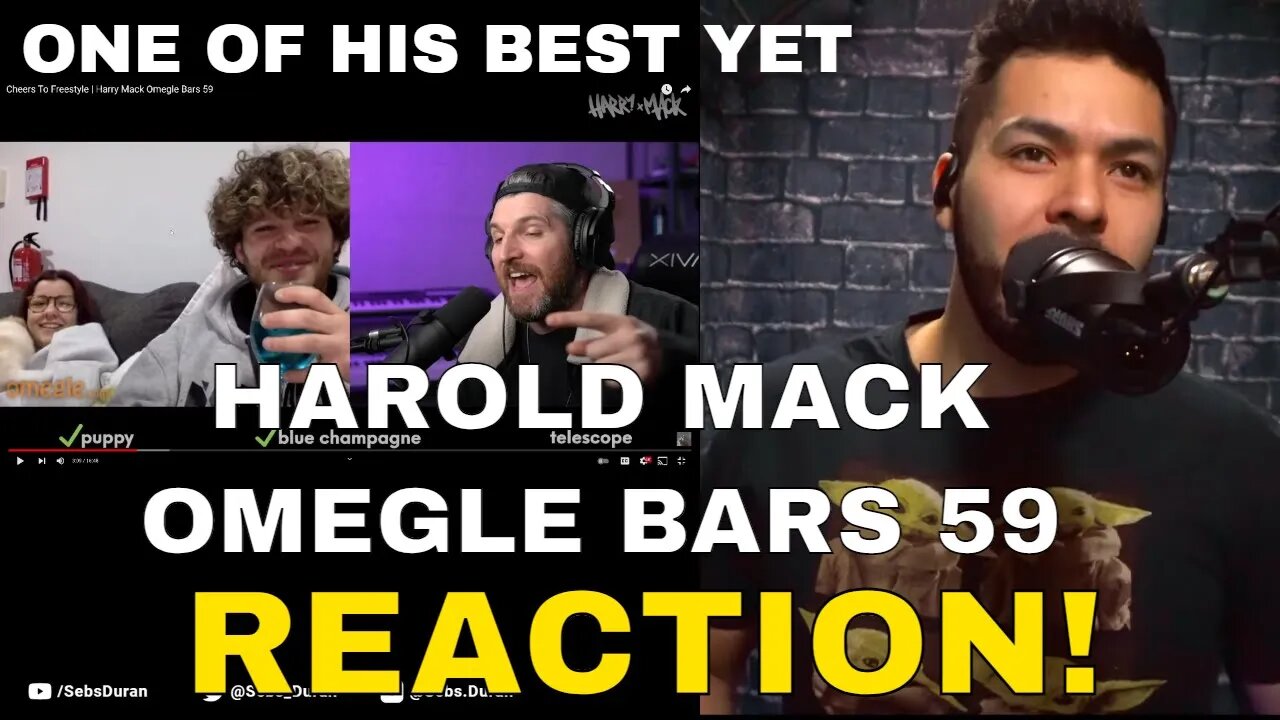 Harry Mack Omegle 59 (Reaction!) | His best Omegle Bars in awhile feat. Nick Duran