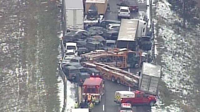 911 calls reporting the massive I-96 pileup near Fowlerville