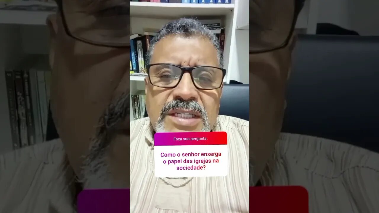 #shorts Pergunta: Pastor, como o senhor enxerga o papel da igreja na sociedade?