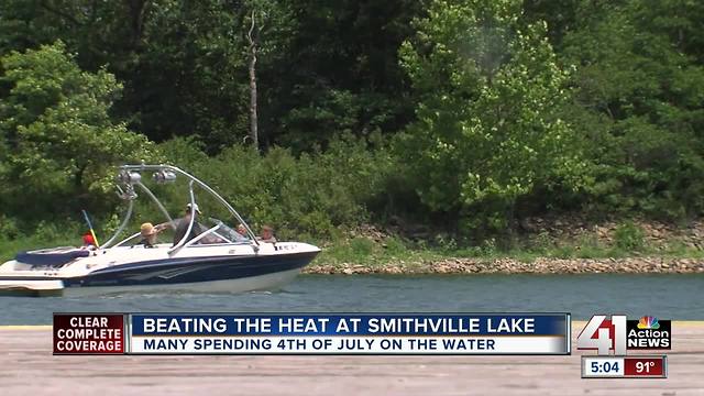 Beating the heat at Smithville Lake