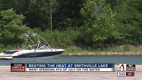 Beating the heat at Smithville Lake