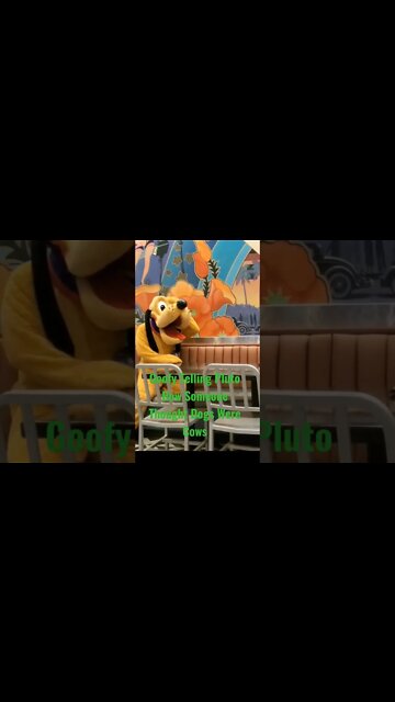 When Pluto Hears People Thought Goofy Was A Dog...