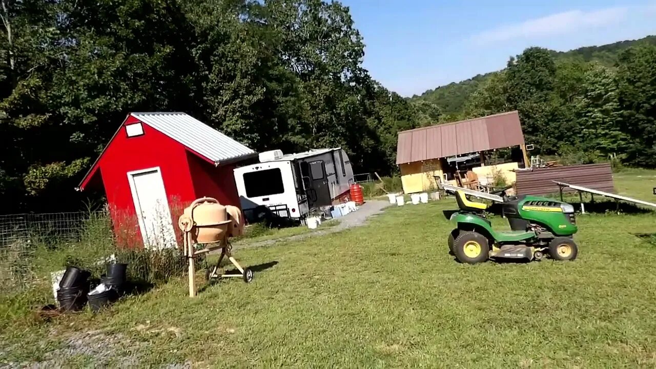 A very productive day at the Homestead today it feels good getting things done.
