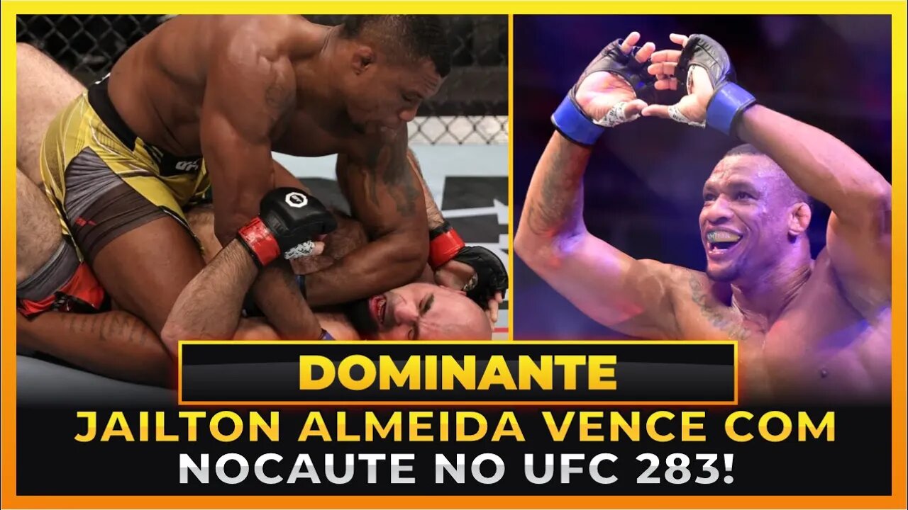 JAILTON MALHADINHO VENCE COM NOCAUTE NO UFC 283!