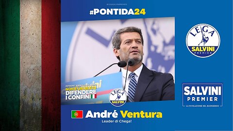 🔴 André Ventura - #Pontida #Pontida2024