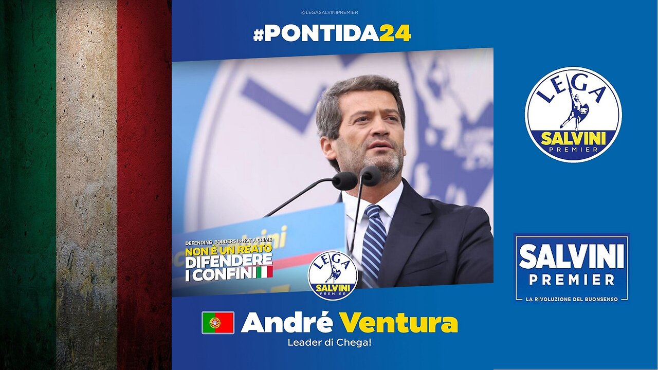 🔴 André Ventura - #Pontida #Pontida2024