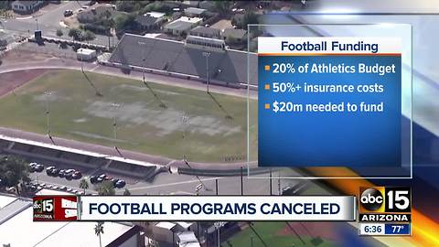 Maricopa colleges ending football programs