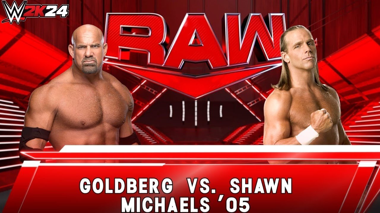 WWE 2K23 - Shawn Michaels vs. Goldberg - WWE Championship Match at RAW