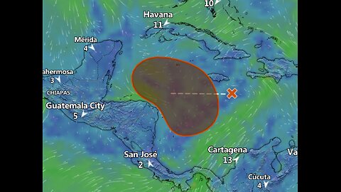 GULF STORM where it should go base on facts