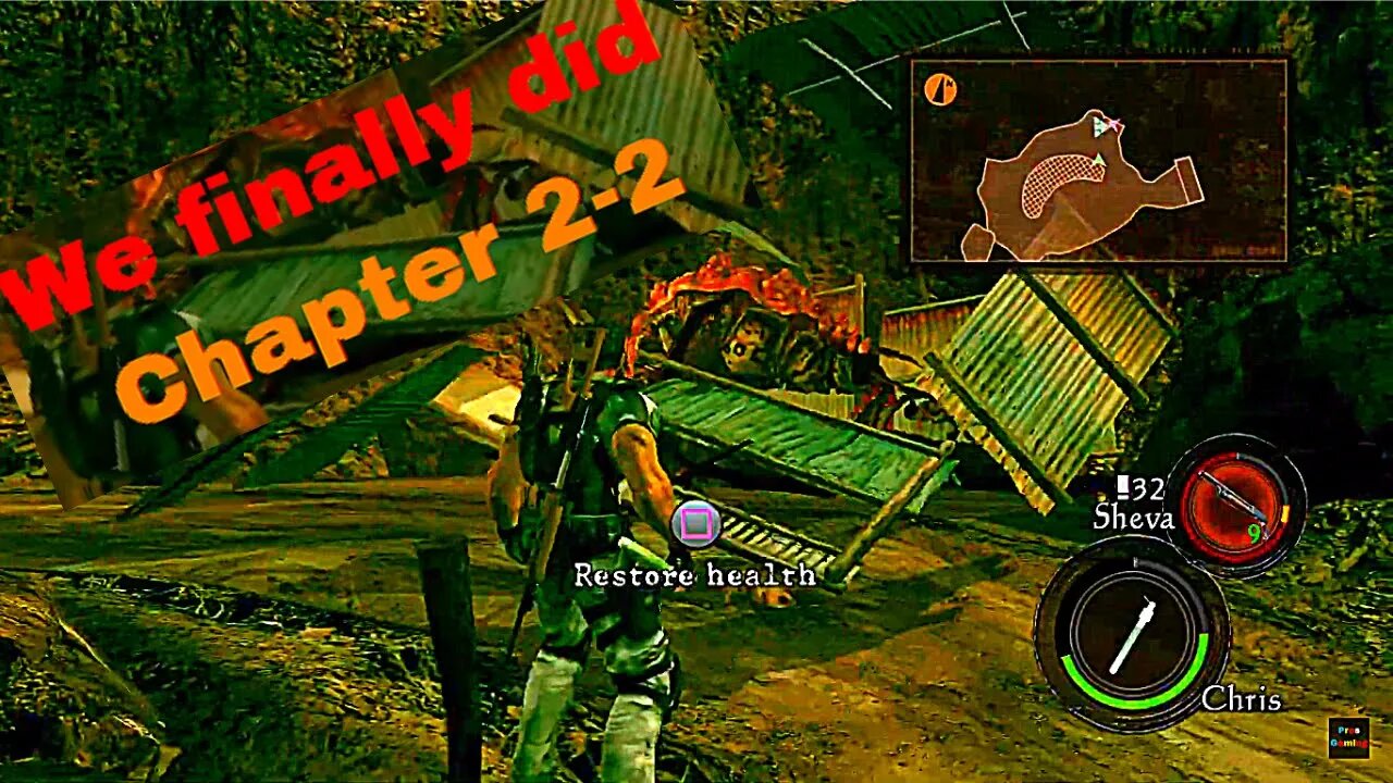We finally finished Chapter 2-2 (part 2) | Resident Evil 5