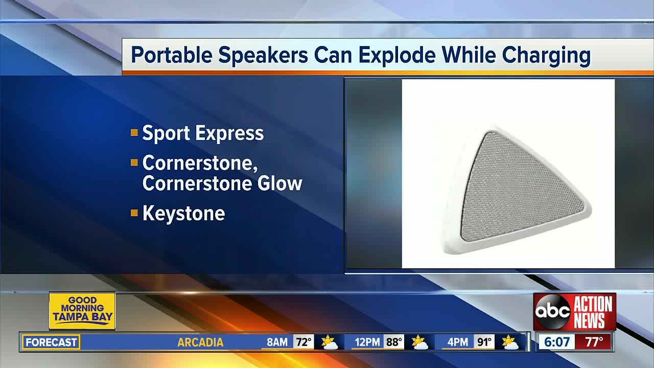 ION Audio portable speakers recalled due to explosion hazard