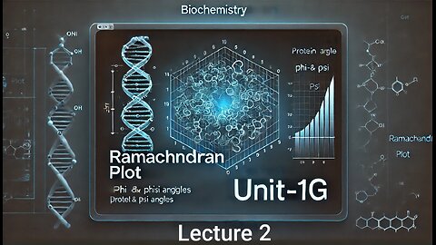 Ramachandran Plot (UNIT-1G) Lecture 2