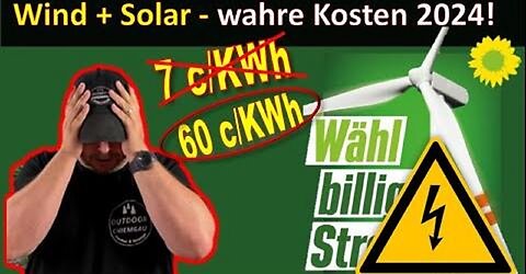 Solar + Windstrom für 60 c/kWh? - die wahren Kosten der Integration