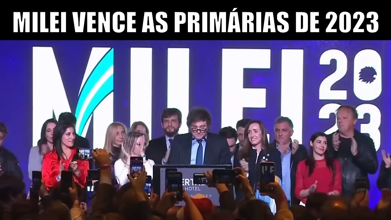 Discurso de Javier Milei nas primárias de 2023