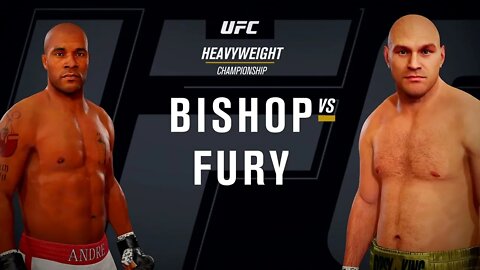 EA Sports UFC 4 Gameplay Tyson Fury vs Andre Bishop