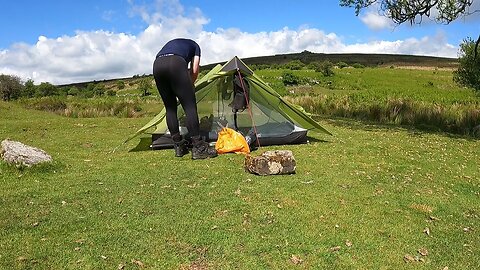 opening the Lanshan2 tent . love this tent June 2022