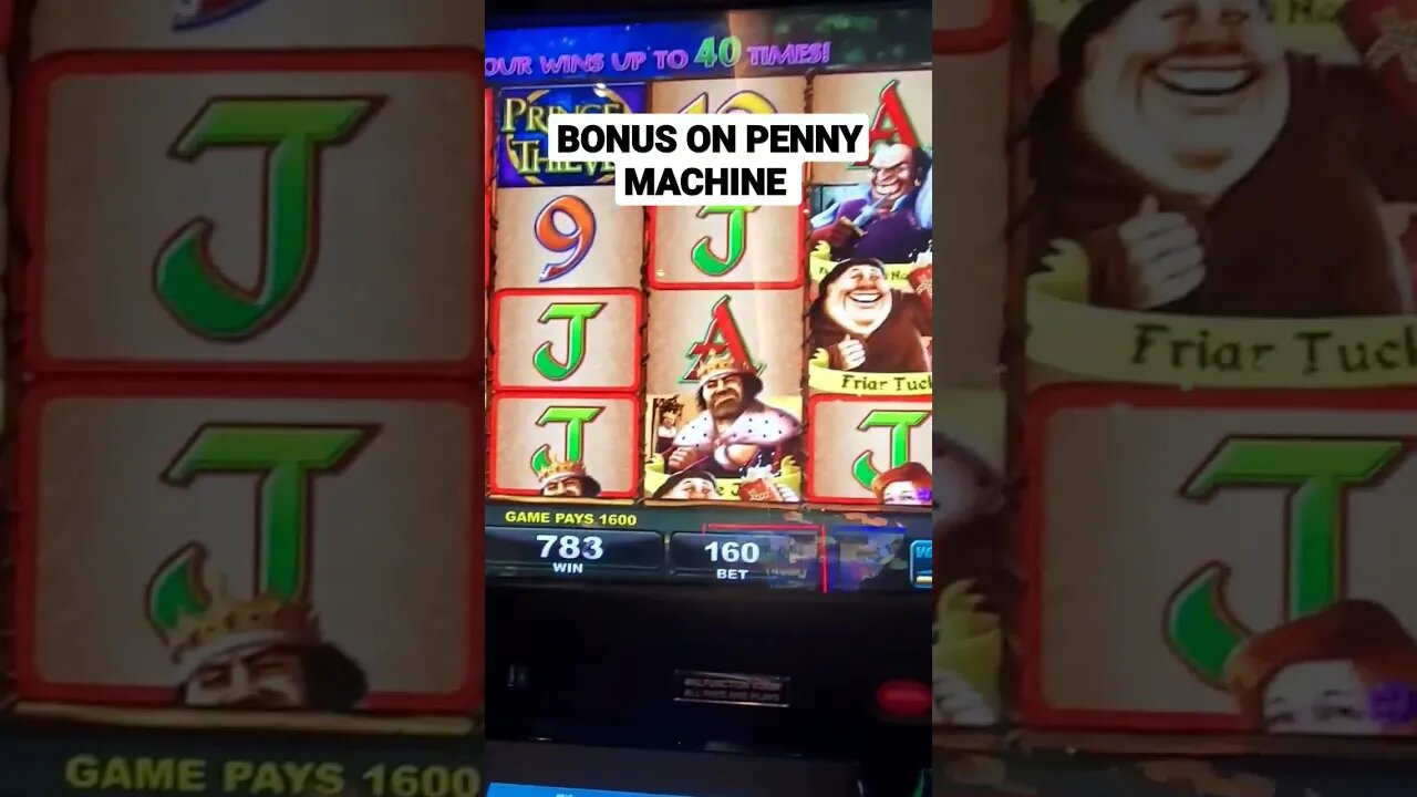 BONUS ON PENNY MACHINE😃🚀