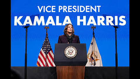 VICE PRESIDENT HARRIS SAID TODAY IN HER SPEECH....