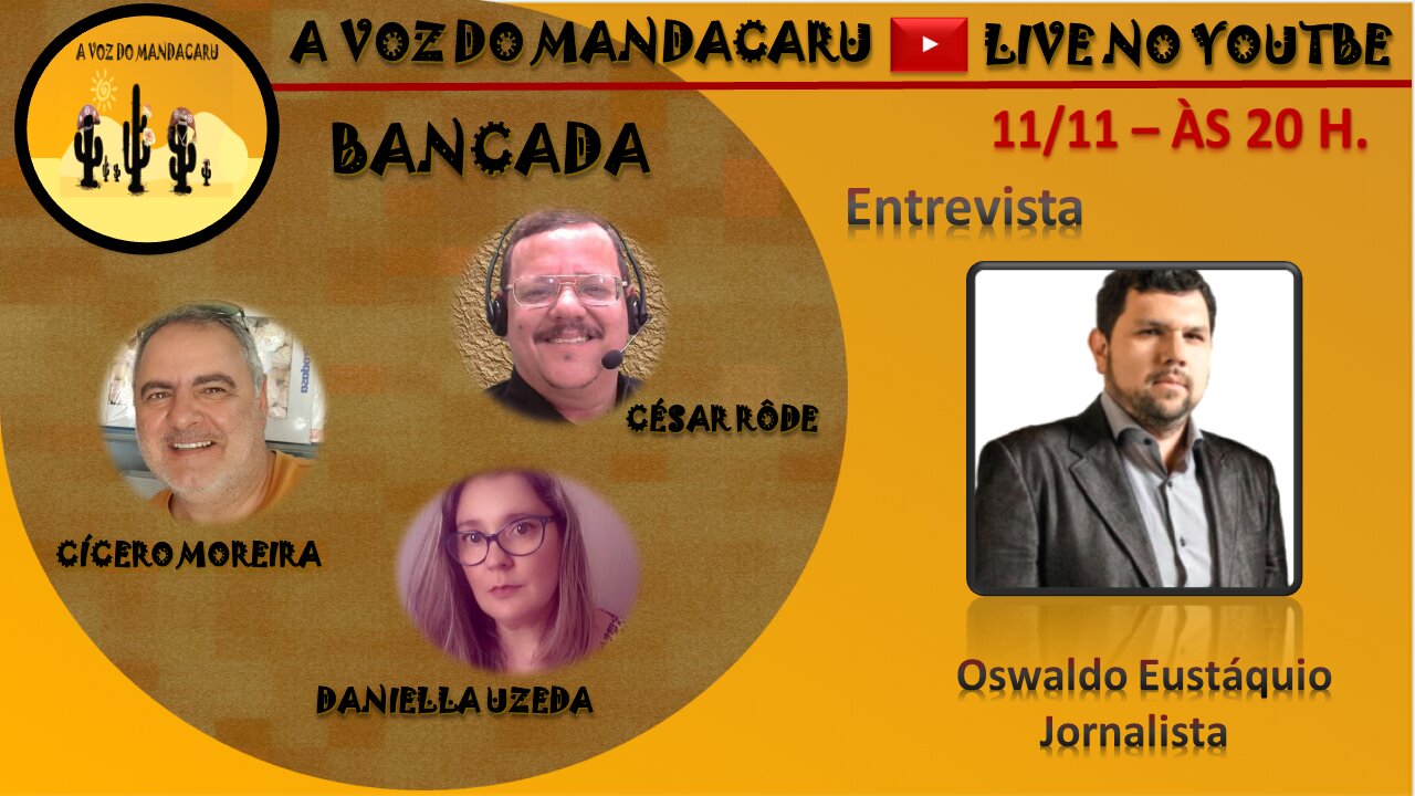 Entrevista com o Jornalista Oswaldo Eustáquio