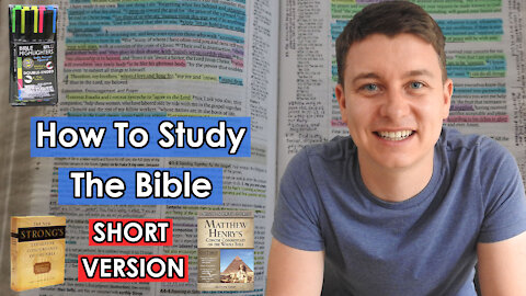 How To Get The Most Out Of Your Bible Study | What Is A Good Way To Study The Bible?📖🔥 Short Version