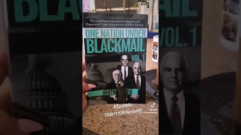 Just got a new book to read! "One Nation Under Blackmail" By Whitney Webb.