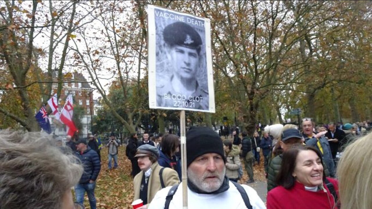 London Anti Vaccine Passport Protest: 20th November 2021 - Part 1