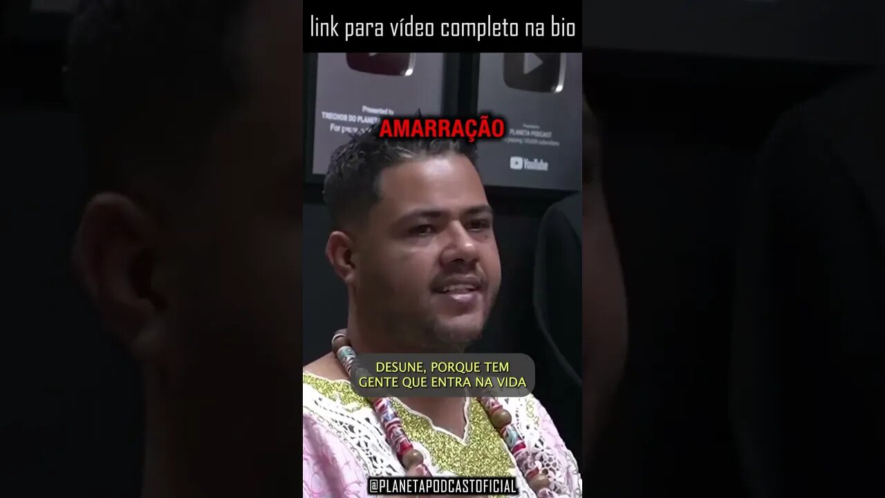 “VAI MUITA GENTE ATRÁS DE MIM” com Pai Lucas (Candomblé) | Planeta Podcast (Sobrenatural) #shorts