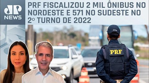 Amanda Klein e Luiz Felipe d'Avila analisam relatório sobre ações da PRF nas eleições de 2022