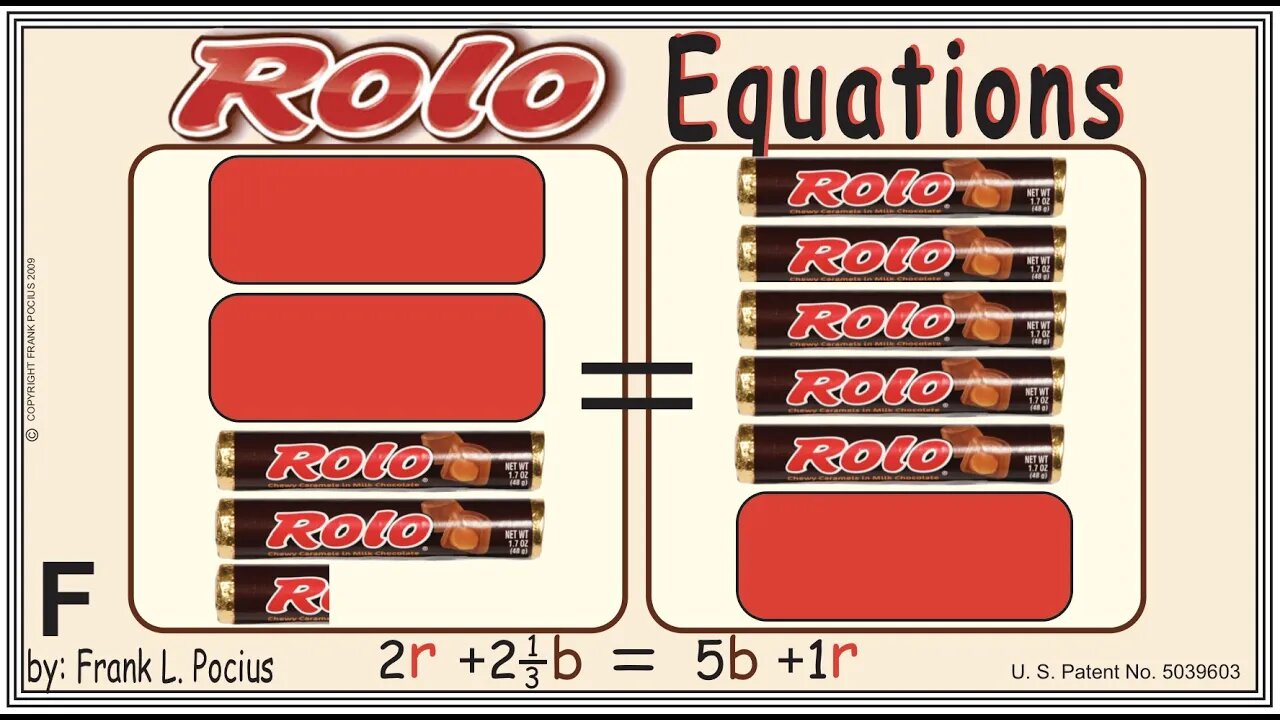 F1_vis ROLO 2r+2.34b=5b+1r _ SOLVING BASIC EQUATIONS _ SOLVING BASIC WORD PROBLEMS